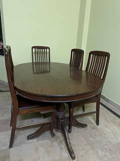 dinning table 6 seater top quality wooden antique