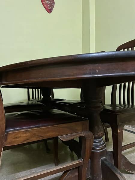dinning table 6 seater top quality wooden antique 1