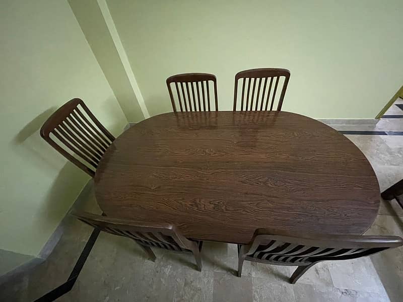 dinning table 6 seater top quality wooden antique 2