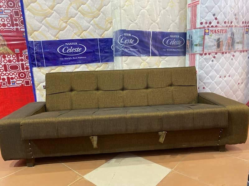 sofa cum bed (2in1)(sofa + bed)(Molty foam )(10 years warranty ) 4