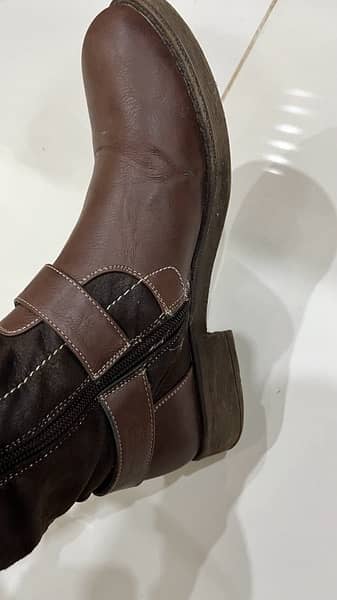 Uk Imported|  Leather Snow boats| Size 7 or 41 | 5