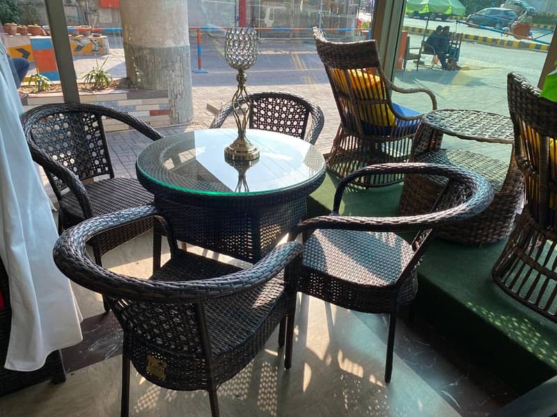 Rattan chairs indoor outdoor, resturant chair, Sofa set 4 seater Sofe 2