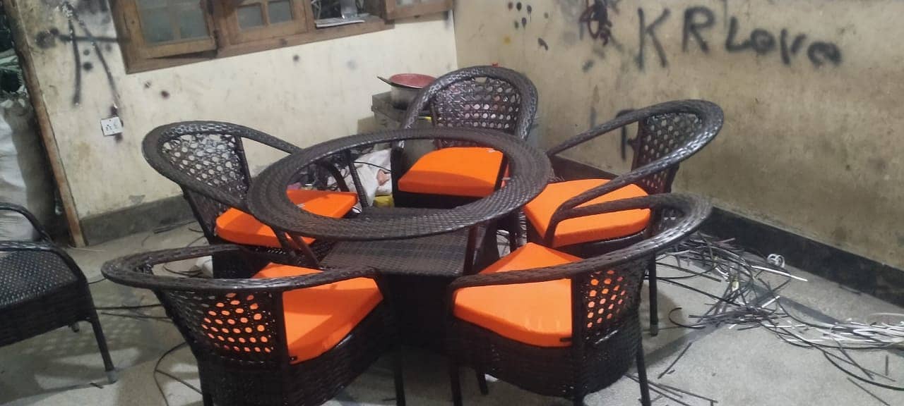Rattan chairs indoor outdoor, resturant chair, Sofa set 4 seater Sofe 5
