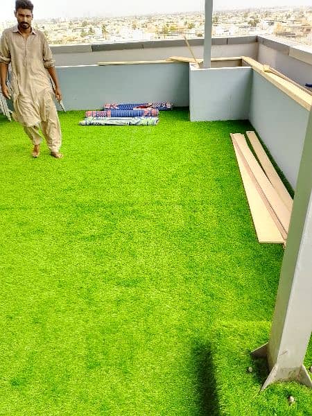 artificial grass New design New color blue available hai 4