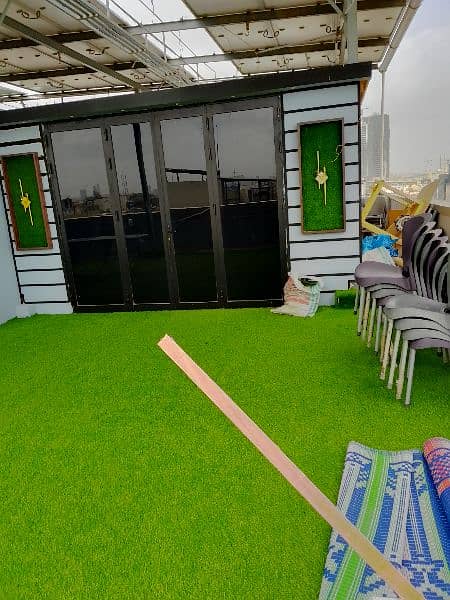 artificial grass New design New color blue available hai 7