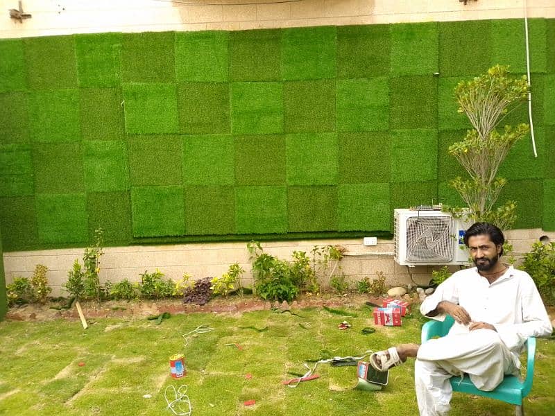 artificial grass New design New color blue available hai 10