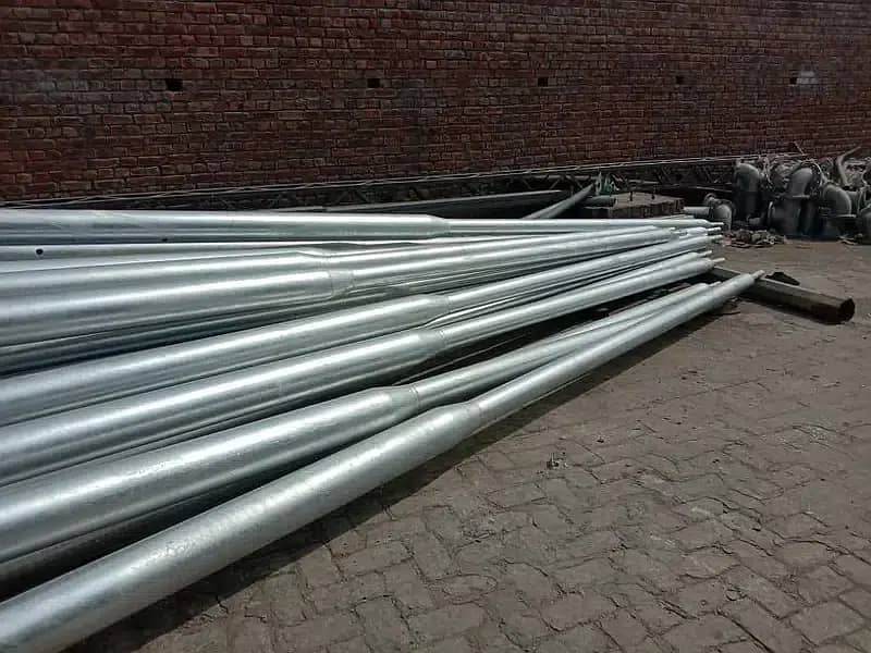 Hot Dip Galvanizing Services/ J Anchor bolts fancy tubular wapda poles 1