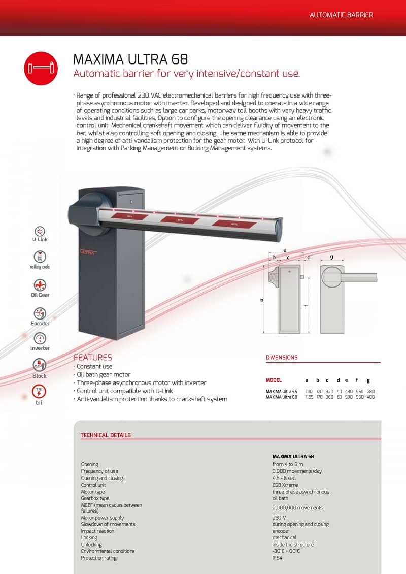 BFT BARRIER MOOVI 60 3