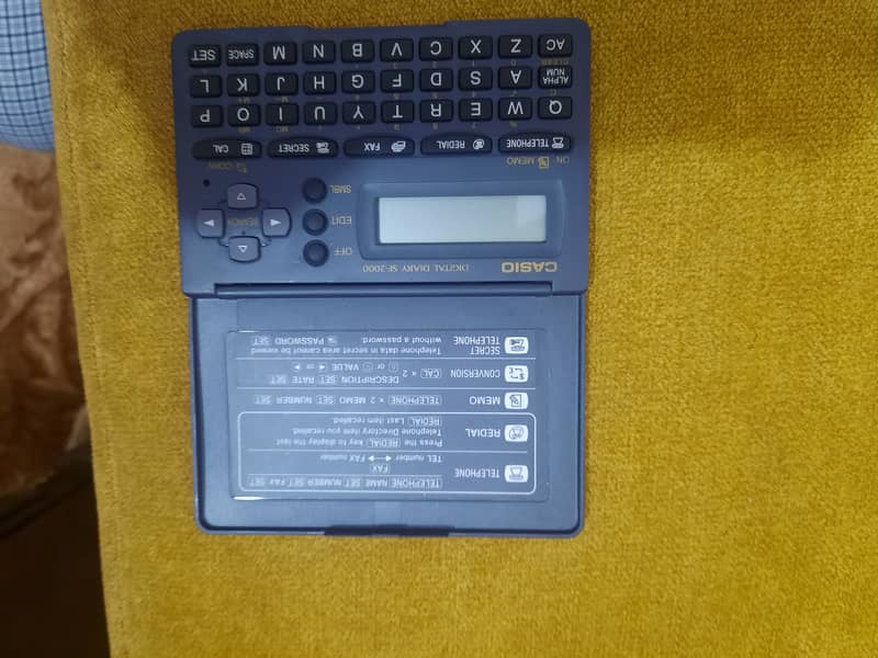 Vintage 1980s Casio SF-4500 Digital Diary Calculator Memo Calendar