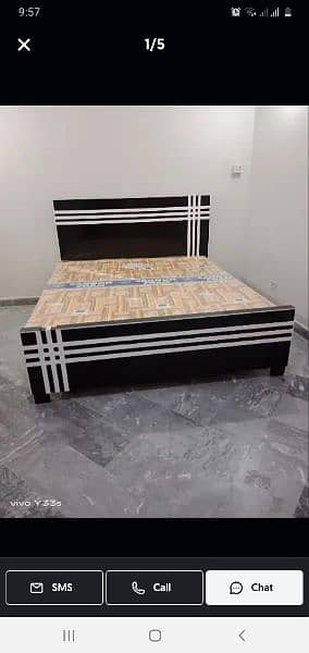 Double Beds Wooden Sale