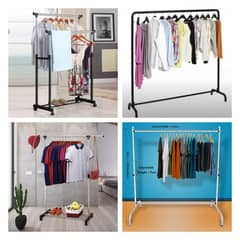 5 Ft Clothing Garment Rack with Shelves Metal Cloth Hanger 03020062817