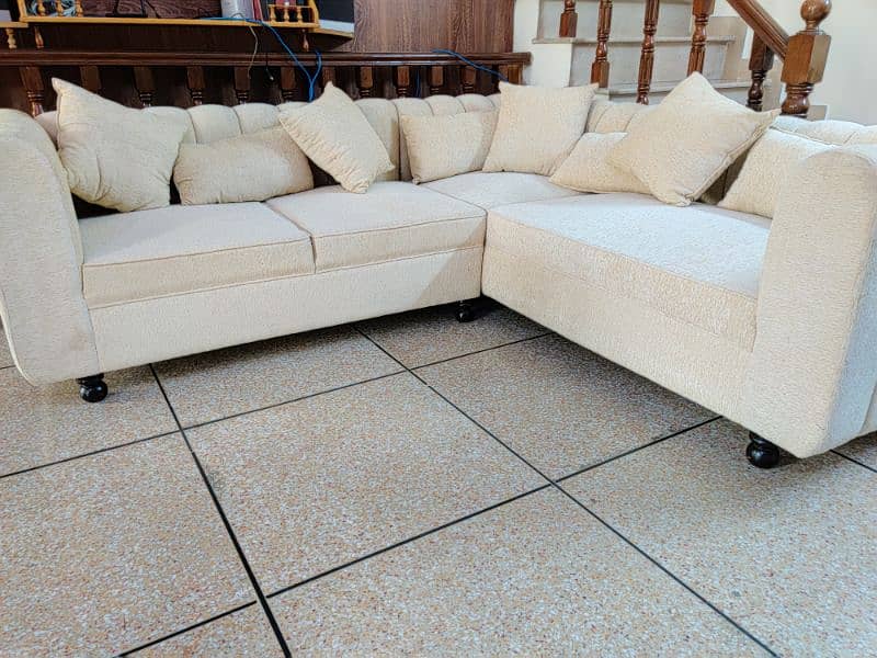 Brand new L shape sofa is for sale at discount 1