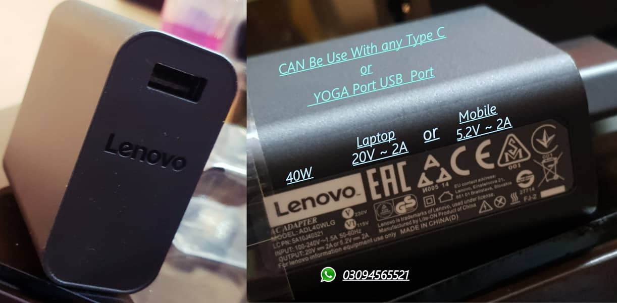 DELL Venue Pro & Lenovo Yoga Pro USB Port CHARGER 100% Original 1
