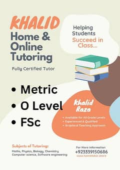 Home and online tuition