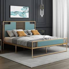 Iron bed / iron bed dressing side table / Double bed /Bed /  Furniture