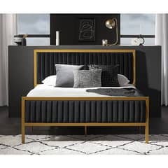 Iron bed / iron bed dressing side table / Double bed /Bed /  Furniture