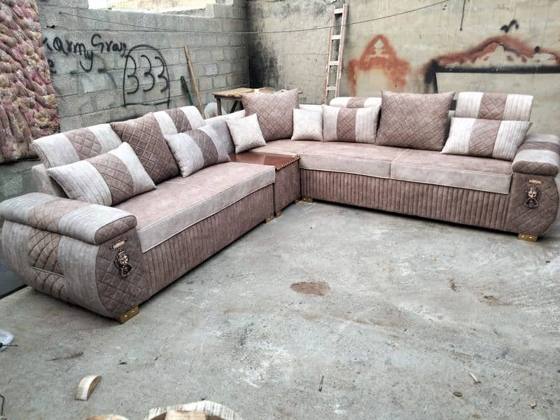10 seater sofa with four stools 19
