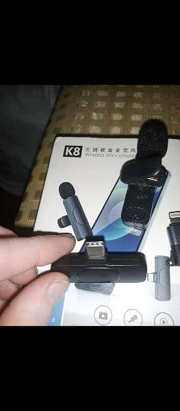 K8 Wireless YouTuber Mic Just Box Open Type C & Iphone 1