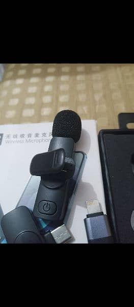 K8 Wireless YouTuber Mic Just Box Open Type C & Iphone 3