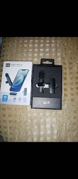 K8 Wireless YouTuber Mic Just Box Open Type C & Iphone 11