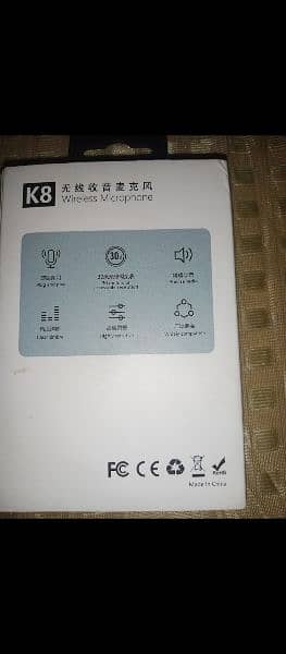 K8 Wireless YouTuber Mic Just Box Open Type C & Iphone 15