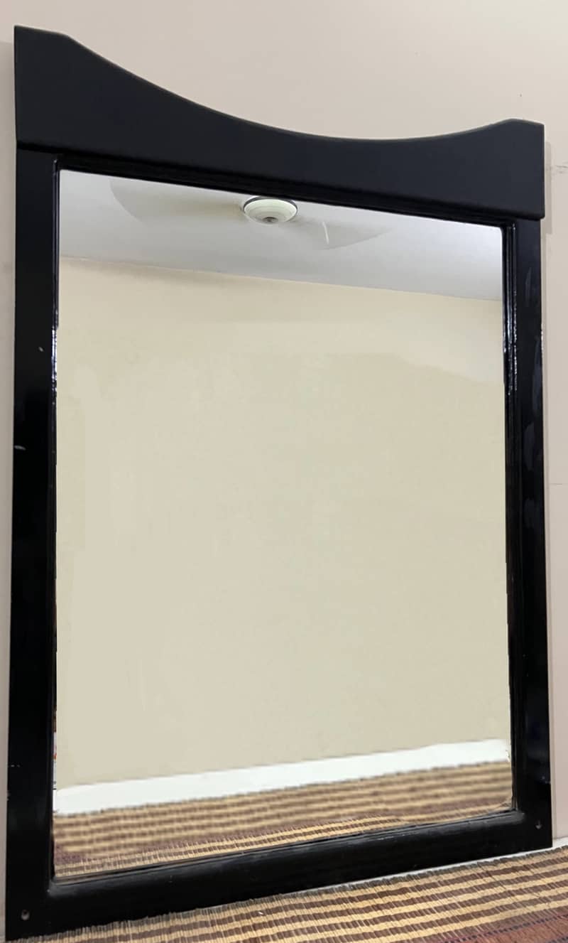 Mirror (black) of dressing table for sale. 1