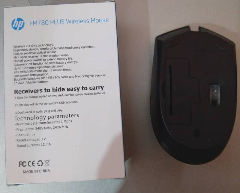 FM 780 Plus Wireless Mouse Hp 1