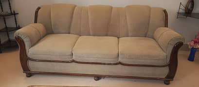 Luxury 5 Seater Wooden Designer Sofa 3+ 1+1