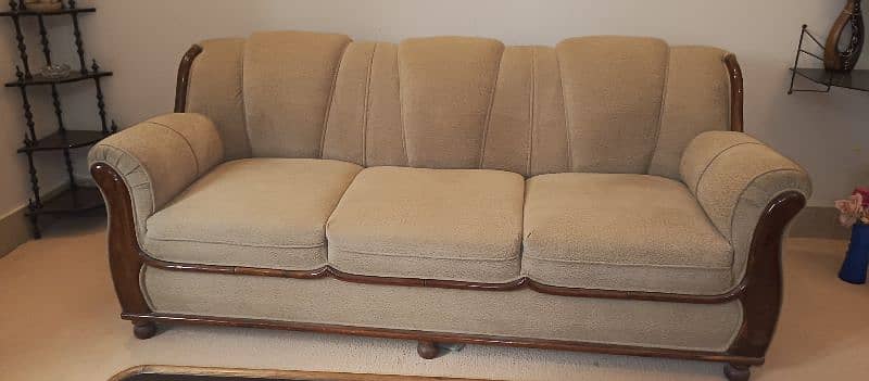 Luxury 5 Seater Wooden Designer Sofa 3+ 1+1 1