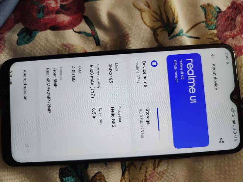 Realme C25S complete box 0