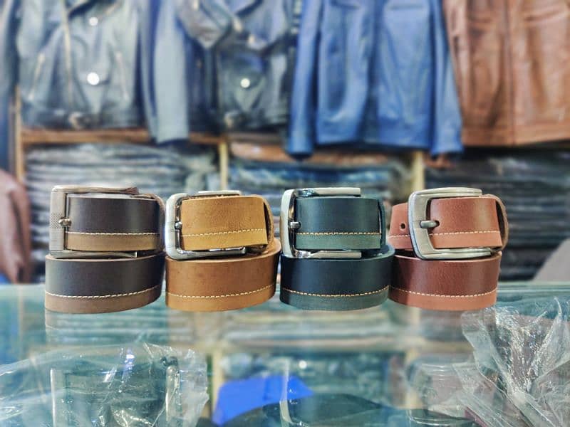 Original Handmade Leather Belts for Men |Pure cow buffalo Leather belt 1