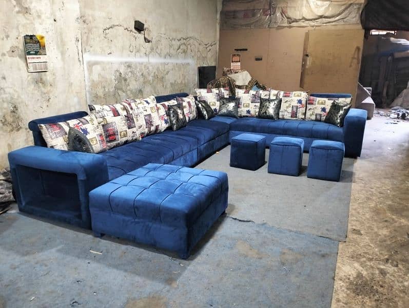 new ten seater sofa with four stools 11