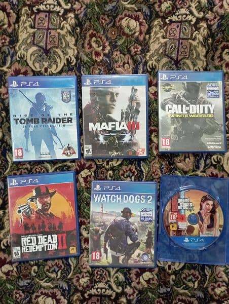 ps4 games available in good condition 0