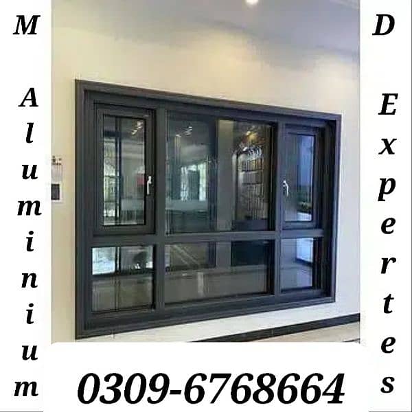 Aluminium windows/Double Glazed windows/openable windows/Glass Doors 1