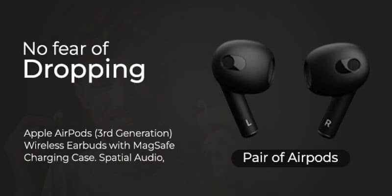 High Quality Airpods Generation 3 Black 2