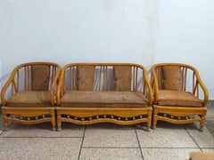 4 seater wooden sofa set for sale