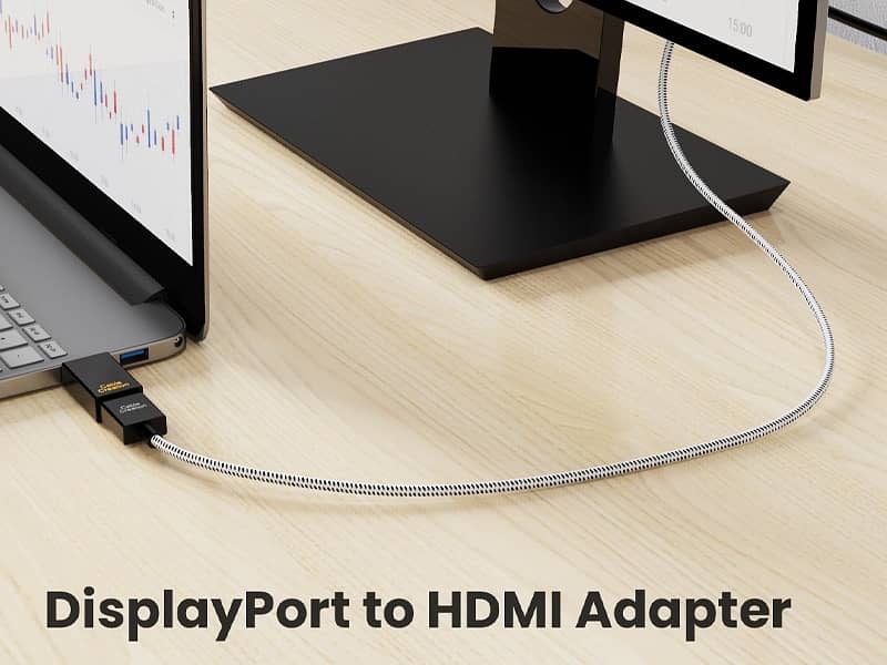 CableCreation Displayport Male to HDMI Female HDMI 1.3 Version Adapter 3