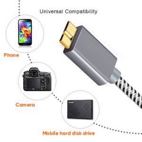 CableCreation USB 3.0 to External Hard Drive Cable 3