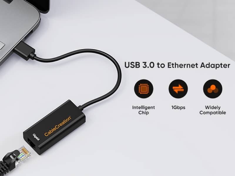 CableCreation SuperSpeed USB 3.0 to Gigabit Ethernet Adapter 4