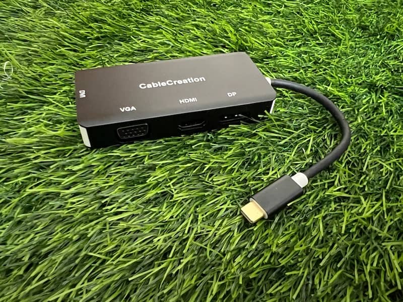 cablecreation USBType-C to DVI+HDMI(4K*2K,30Hz)+VGA+DP/Female Adapter 6