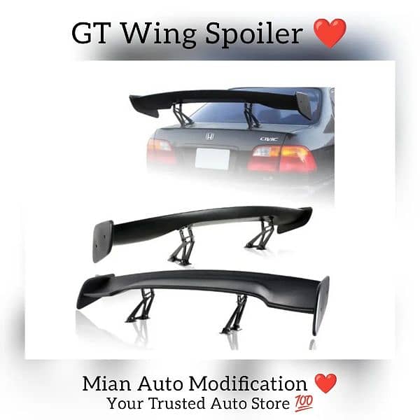 GT Wing Spoiler GT Spoiler Sports Spoiler All Cars BodyKits Spoilers 2