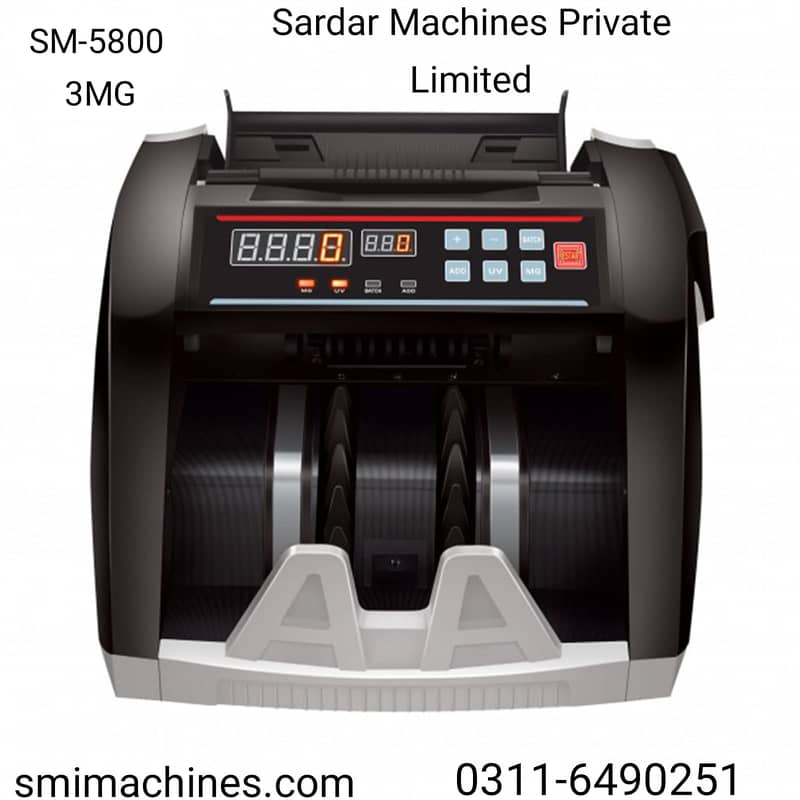 Cash counting-Packet counting machines in Pakistan,Mix value count 3