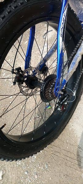 new cycle 1 part small scratch fat tyre new tyre 7 gear 2