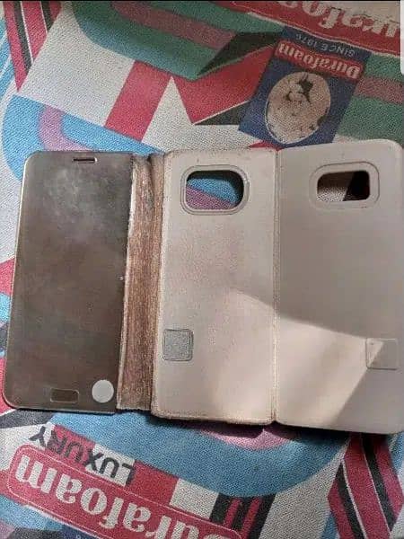 Samsung Galaxy S7 Edge premium USED S-View cover for sale. 2