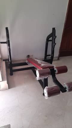 Commercial decline bench press gym and fitness machine