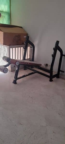 Commercial decline bench press gym and fitness machine 1