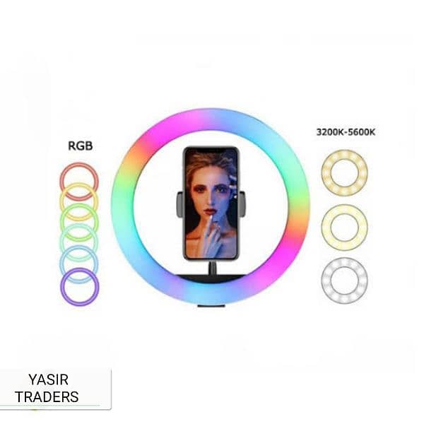 MJ 26 RGB LED SOFT RING LIGHT 5