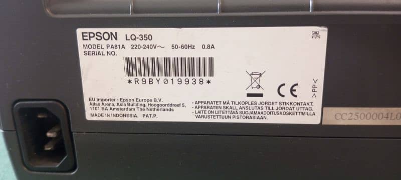 Printer Dot matrix Epson LQ-350/310/2190 2