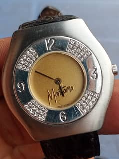 Montana 18k Gold & Diamonds Watch