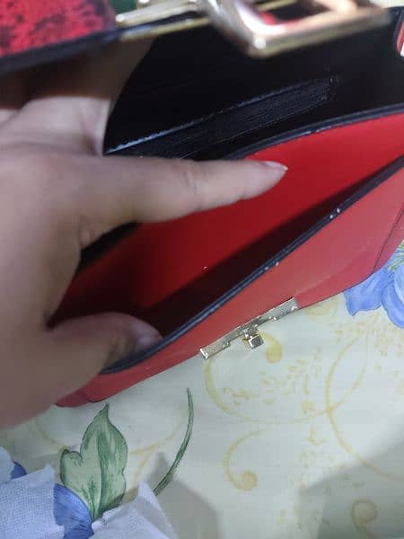 ALDO handbag Redish maroon 7